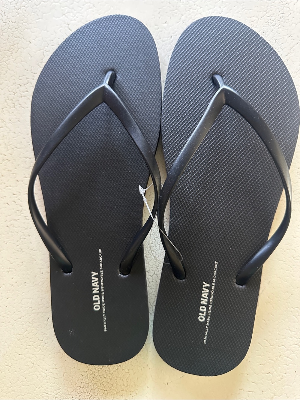 Old Navy Black Simple Flip Flop Sandals, NWT, Size 7